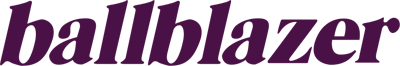 Ballblazer logo for Atari 7800